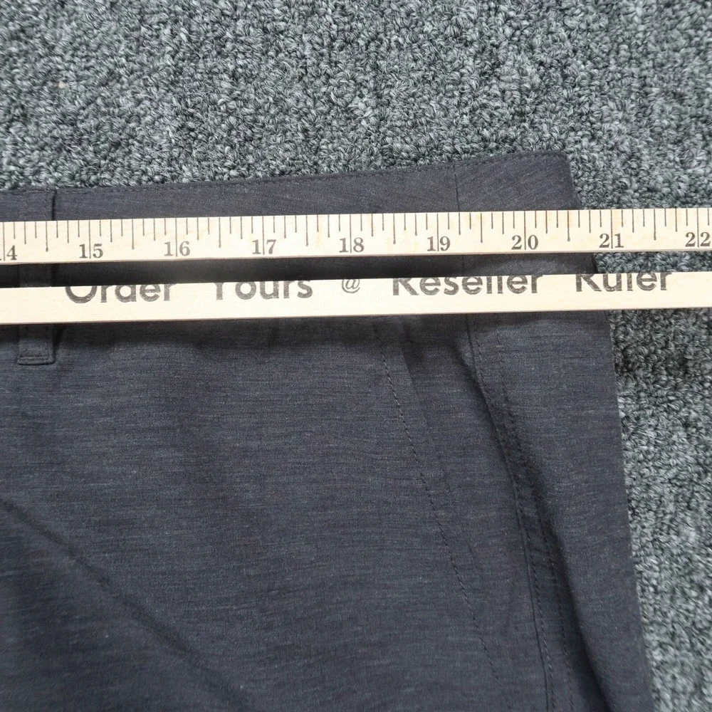 Faherty‎ Shorts Mens 40 Gray All Day Chino Stretch Zip Pocket Lightweight